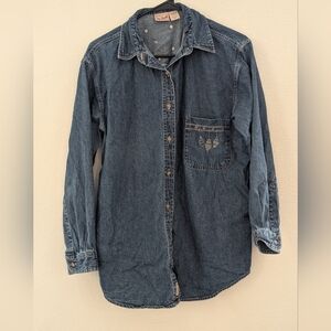Woolrich Blue Cotton Christmas Shirt